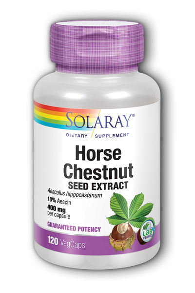 Solaray: Horse Chestnut Extract 120ct 400mg
