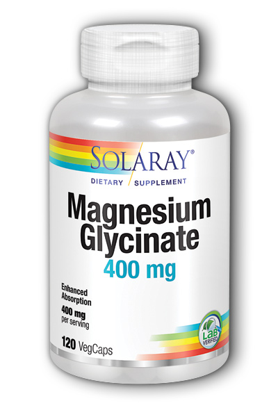 Solaray: Magnesium Glycinate 120 ct 400mg