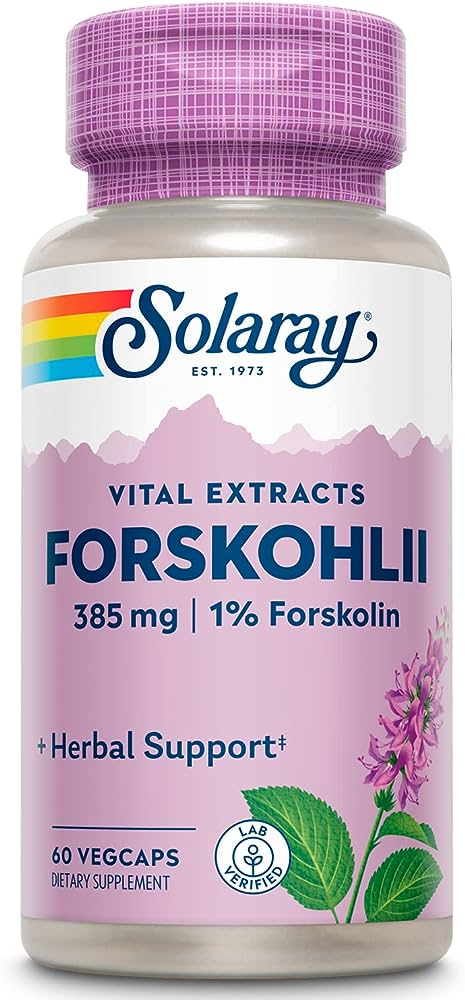 Solaray: Forskohlii Root Extract 60ct 385mg