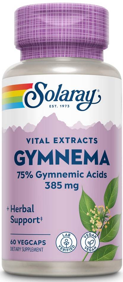 Solaray: Gymnema Leaf Extract 60ct 385mg