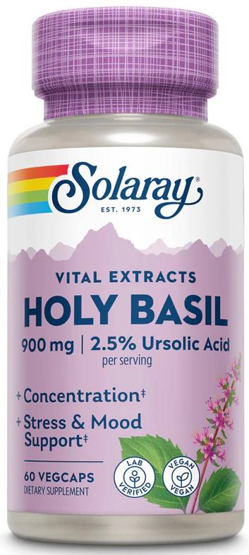 Solaray: Holy Basil 60ct 450mg