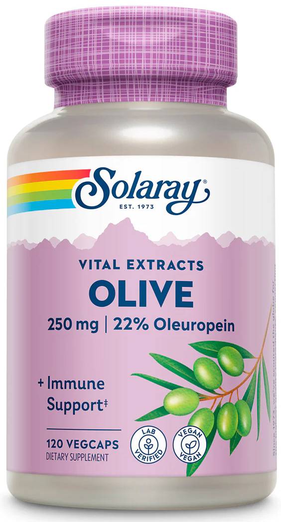 Solaray: Olive Leaf Extract 120ct 250mg - 22%