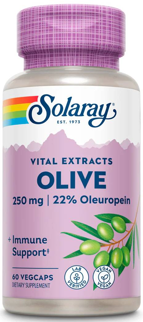 Solaray: Olive Leaf Extract 60ct 250mg - 22%