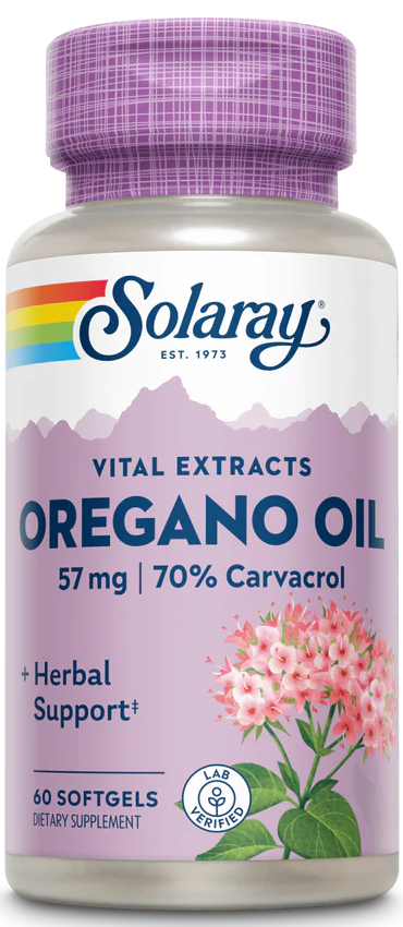 Solaray: Oregano Oil 70 Percent Carvacrol 60 Sg