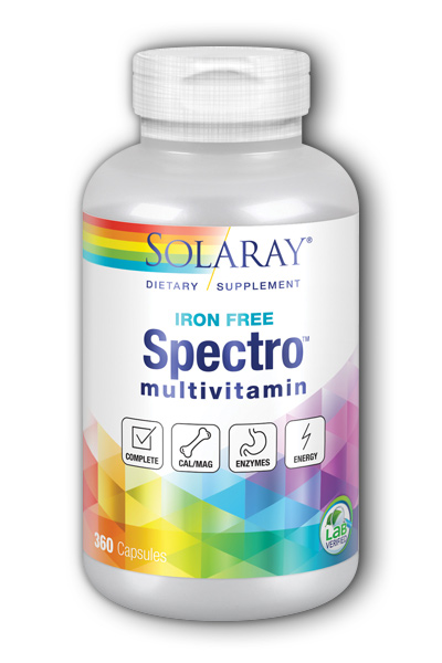 Solaray: Iron-Free Spectro Multi-Vita-Min 360ct