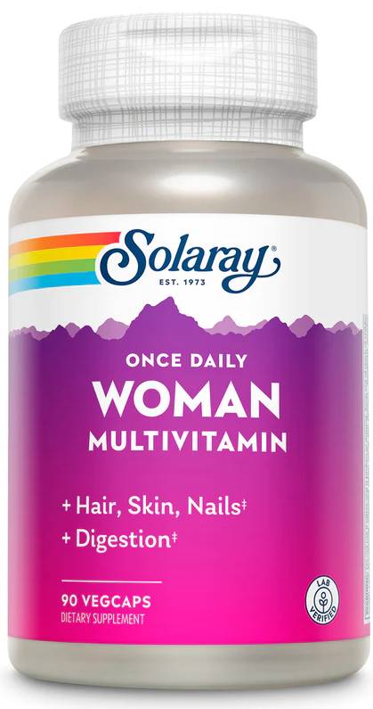 Solaray: Once daily Woman 90 Vcaps