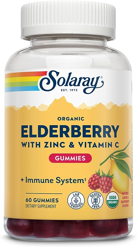 Solaray: Organic Elderberry Gummies 60ct