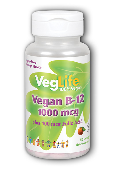 Veglife: Vegan B-12 50ct 1000mcg
