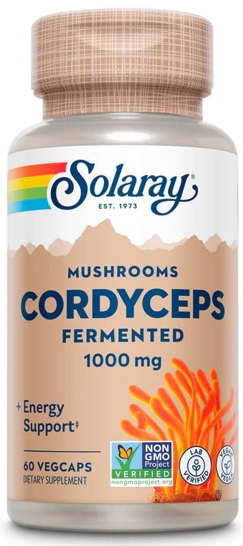 Organically Grown Fermented Cordyceps Mushroom, 60 ct Vcp