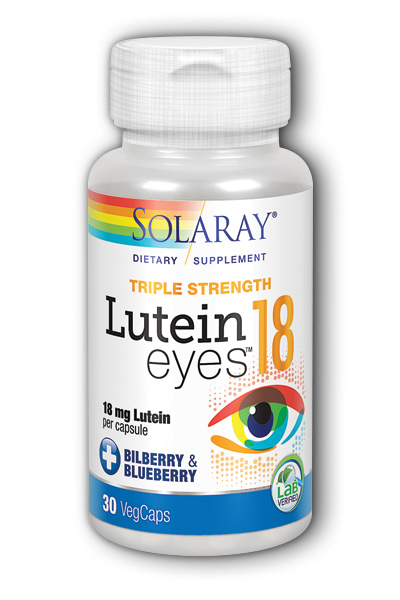 Solaray: Lutein Eyes -18 30ct 18mg