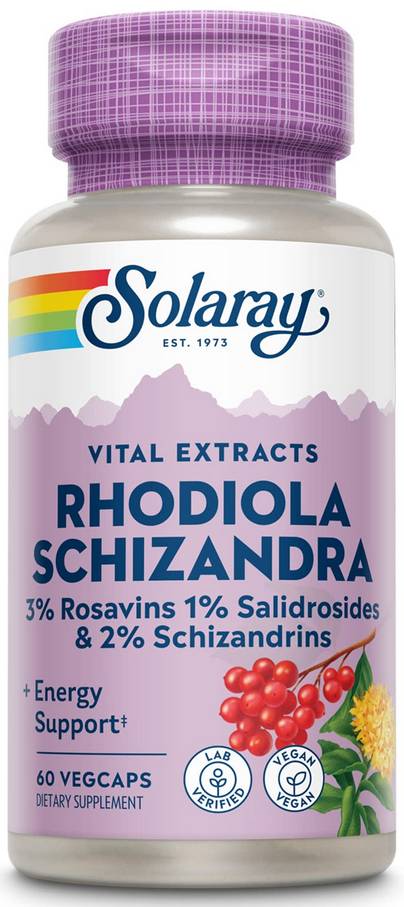 Rhodiola And Schizandra 300mg / 200mg Dietary Supplements