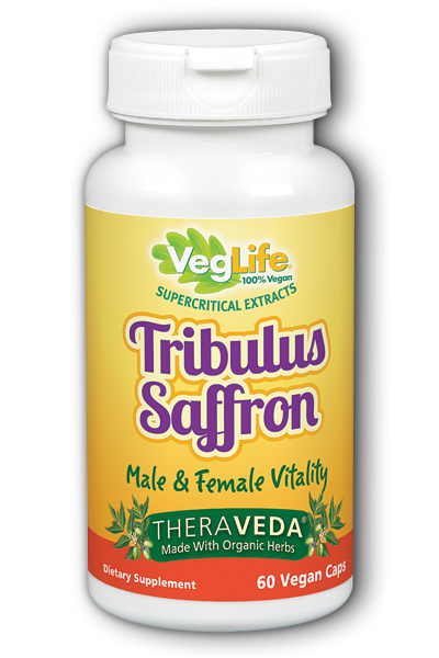 VegLife: Tribulus Saffron - Male and Female Vitality 60 ct Vcp