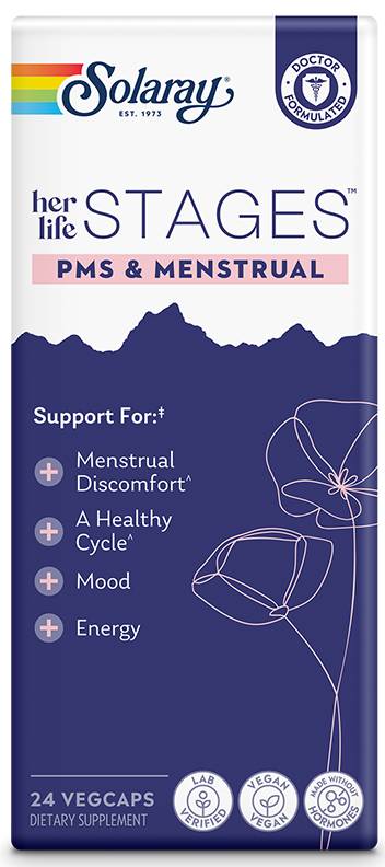 Solaray: Her Life Stages PMS & Menstrual 24ct