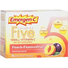 ALACER: Emer'gen-C Five Peach Passion Fruit 30 ct