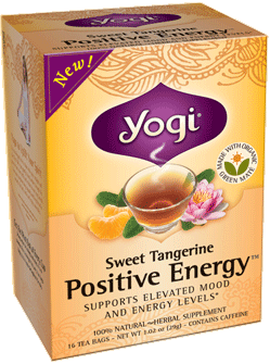 YOGI TEAS/GOLDEN TEMPLE TEA CO: SWEET TANGERIN POSITIVE ENERGY 16BAG