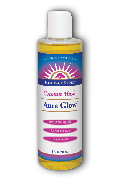 Heritage store: Aura Glow Skin Lotion Coconut 8 fl oz
