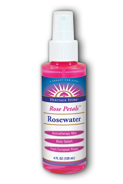 Heritage store: Flower Water Rose With Atomizer 4 fl oz