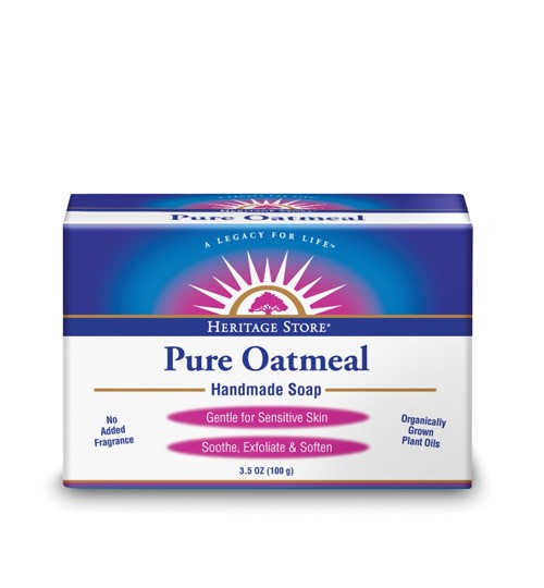HERITAGE PRODUCTS: Pure Oatmeal Bar Soap 3 bars