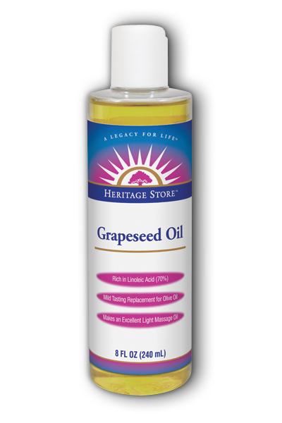 Heritage store: Grapeseed Oil 8 fl oz