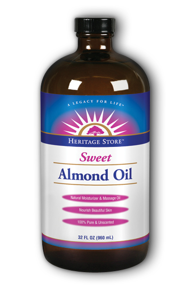 Heritage Store: Almond Oil Sweet w/Vit E 32 oz