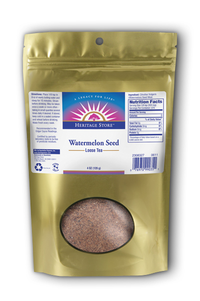 Heritage Store: Watermelon Seeds Cut Natural 4 oz