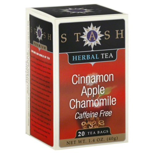 STASH TEA: Cinnamon Apple Chamomile Tea Caffeine Free 20 bag
