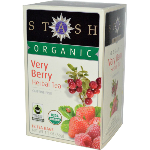 STASH TEA: Organic Very Berry Herbal Tea 18 bag