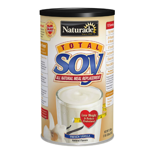 NATURADE: Total Soy All Natural Meal Replacement French Vanilla 17.88 oz