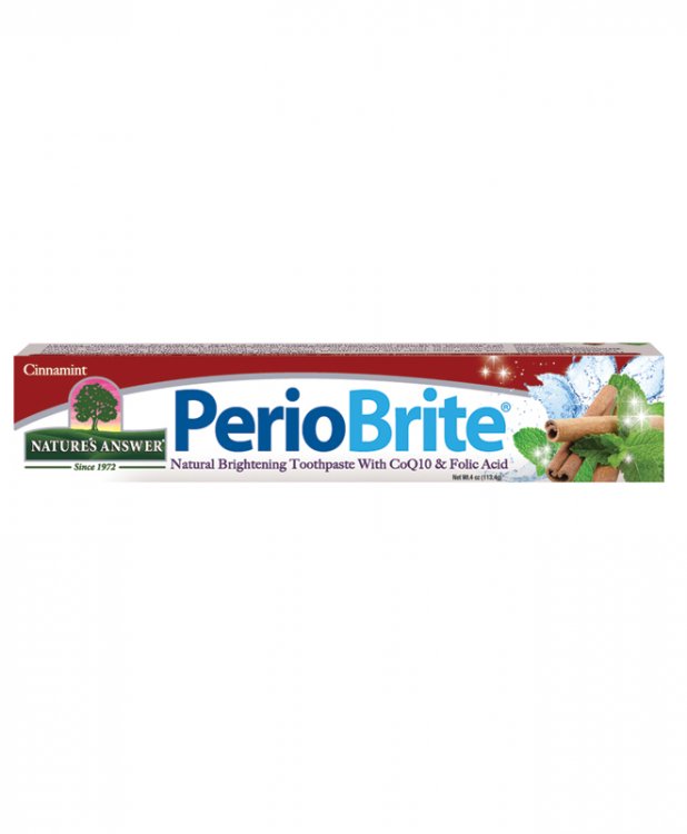 NATURE'S ANSWER: PerioBrite Natural Toothpaste Wintermint 4 oz