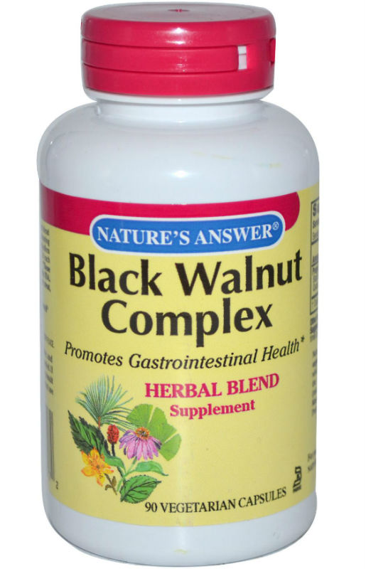 NATURE'S ANSWER: Black Walnut and Wormwood 90 cap