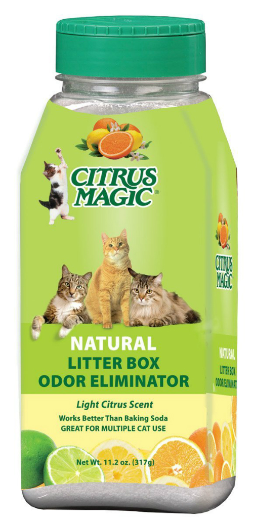 Litter Box Odor Eliminator Shake Linen 11.2 oz, 3.86ea from CITRUS MAGIC!