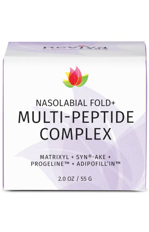 REVIVA: Nasolabial Fold Multi-Peptide Cream (Spanish Label) 2 OUNCE