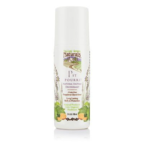 VALLEY GREEN NATURALS: Pit Pourri Natural Enzyme Deodorant 3 oz