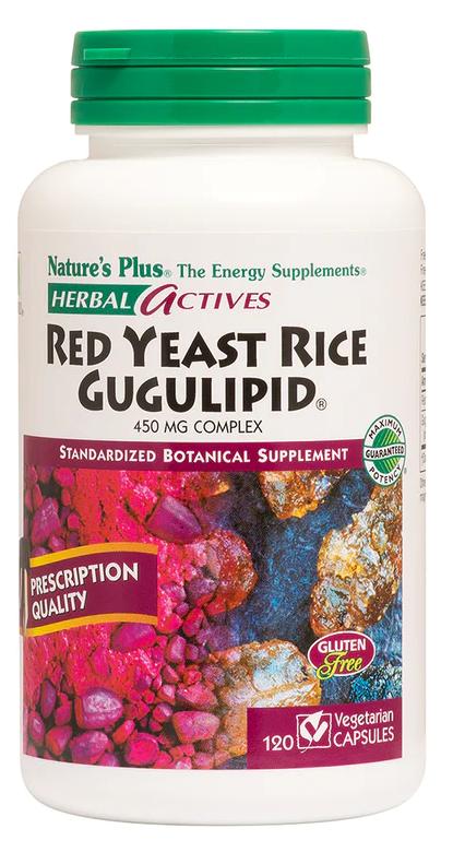 Red Yeast Rice and Gugulipid 450mg 120 Vcaps from Natures Plus