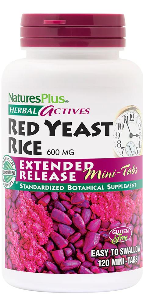 Red Yeast Rice 600mg 120 Mini-Tabs from Natures Plus