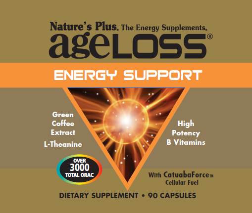 Natures Plus: AGELOSS ENERGY SUPPORT VCAP 90