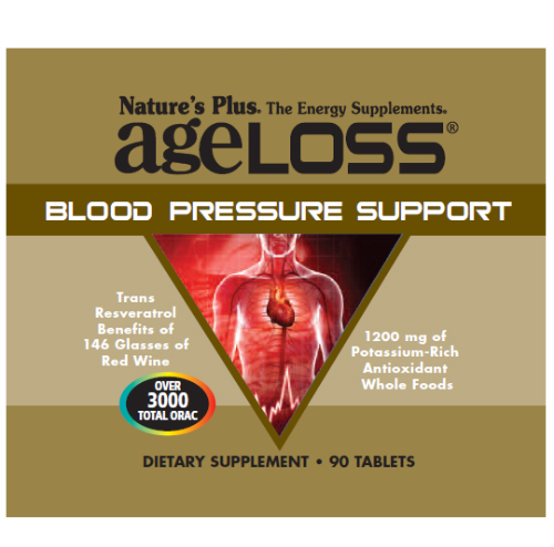 Natures Plus: AGELOSS BLOOD PRESSURE TABS 90