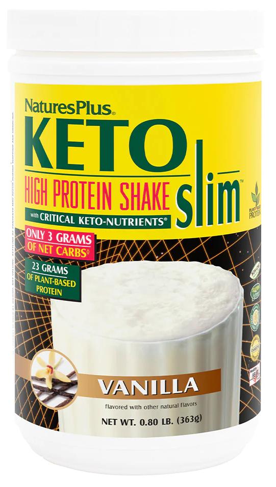 Natures Plus: KETOSLIM VANILLA SHAKE .80 LB