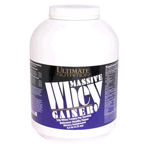 Ultimate Nutrition: Whey Gainer Massive Case Vanilla 4 jug