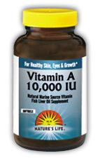 Vitamin A 10,000 IU 100ct from Natures Life