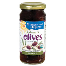 OLIVES,OG,KALAMATA,UNPITD Case of 12 / 8.6 OZ from Mediterranean Organic