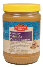 Arrowhead Mills: Peanut butter,creamy,nsa 26 OZ
