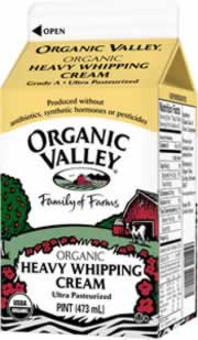 HEAVY WHIP CREAM,OG,UHT - 12 / 16 OZ from Organic Valley