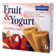 FRT & YGRT BARS,STBRY APL Case of 8 / 8.9 OZ from Barbaras Bakery