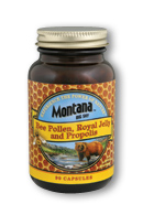 Pollen Royal Jelly and Propolis 90 Cap from Montana Big Sky