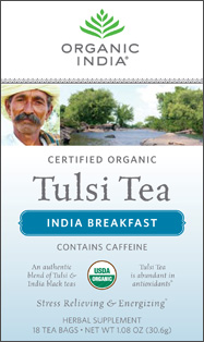 ORGANIC INDIA: TULSI TEA INDIA BREAKFAST 18BAGS