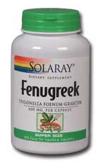 Solaray - FENUGREEK Seeds 180ct 620mg