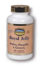 Royal Jelly Pollen Propolis Ginseng 60ct 1400mg from Premier