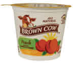 LF YOGURT,PEACH Case of 12 / 6 OZ from Brown Cow West Inc