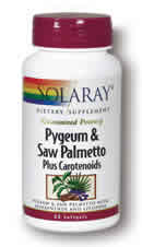 Pygeum & Saw Palmetto Plus Carotenoids 60ct from Solaray